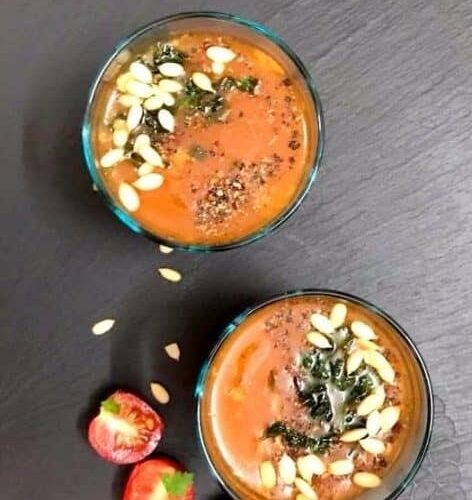 Roasted Tomato And Basil Soup - Plattershare - Recipes, Food Stories And Food Enthusiasts
