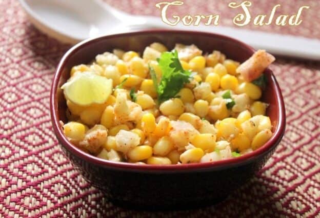 Sweet Corn Salad - Plattershare - Recipes, Food Stories And Food Enthusiasts