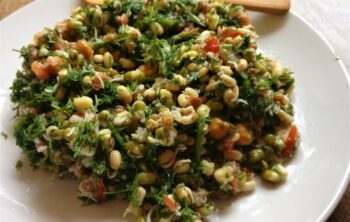 Dill Leaves Breakfast Salad - Plattershare - Recipes, food stories and food lovers