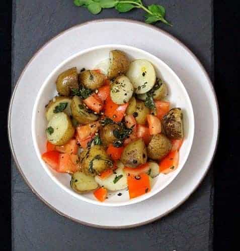 Baked Baby Potato Salad - Plattershare - Recipes, food stories and food enthusiasts