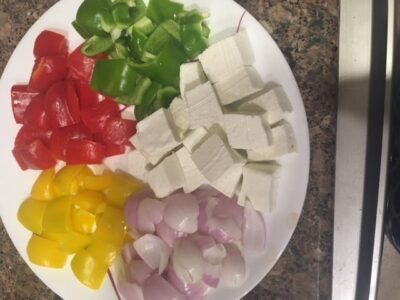 Tri-Color Pepper Paneer: A Light & Flavorful Vegetarian Dish - Plattershare - Recipes, food stories and food lovers Tri-Color Pepper Paneer: A Light & Flavorful Vegetarian Dish - Plattershare - Recipes, food stories and food lovers