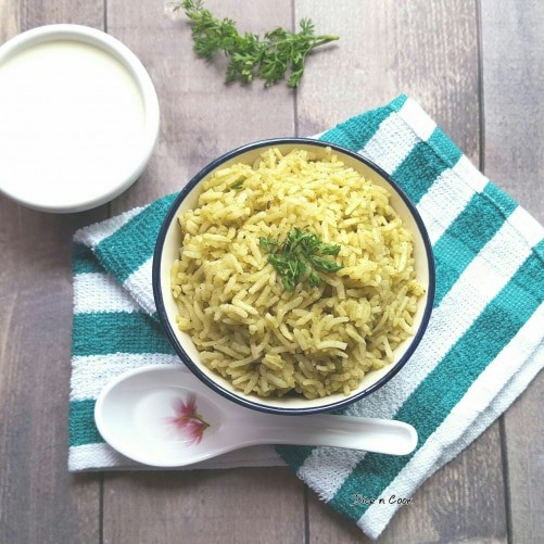 Mexican Green Rice - Plattershare - Recipes, Food Stories And Food Enthusiasts