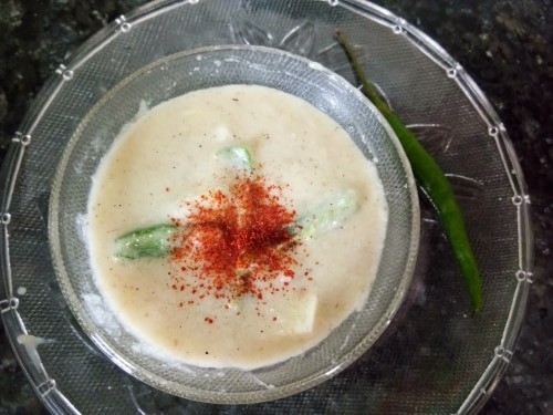 Paneer Chilli In White Sauce - Plattershare - Recipes, food stories and food lovers