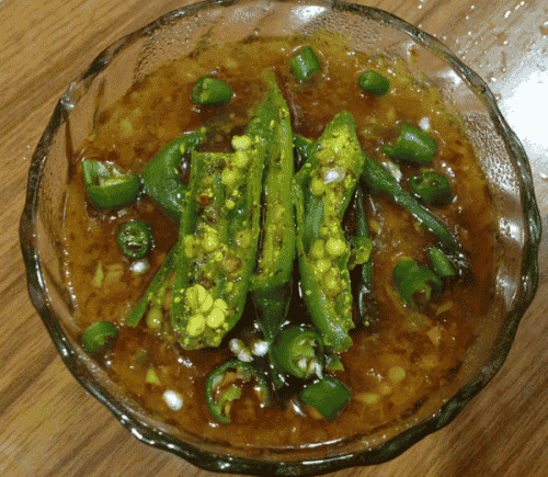 Green Chili Pickle Curry Recipe- Achari Mirch Ki Sabzi Recipe - Plattershare - Recipes, Food Stories And Food Enthusiasts