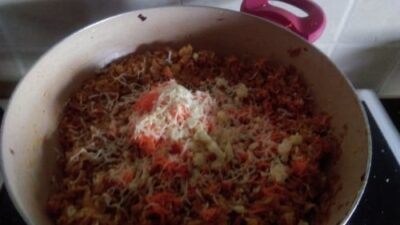 Cheesy Rice - Plattershare - Recipes, food stories and food lovers