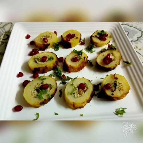 Bharwa Tandoori Aaloo - Plattershare - Recipes, Food Stories And Food Enthusiasts