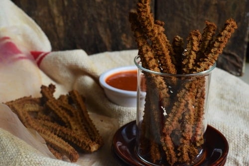 Baked Raw Banana Flour Churros - Plattershare - Recipes, Food Stories And Food Enthusiasts