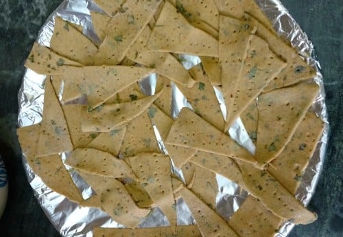 Baked Multigrain Mathri Crispy Baked Multigrain Mathri With Chia Seeds (Vegan & Healthy) Recipe