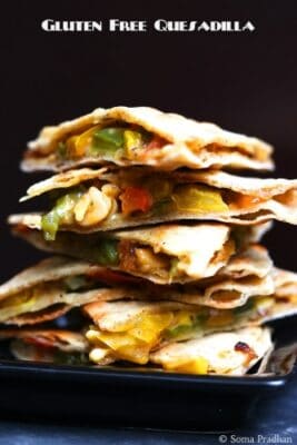 Glutten Free Quesadilla Using Jiwa Glutten Free Atta - Plattershare - Recipes, food stories and food lovers