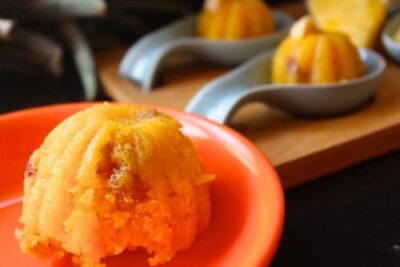 Vibrant Pineapple Kesari: A Festive Indian Semolina Pudding - Plattershare - Recipes, food stories and food lovers Vibrant Pineapple Kesari: A Festive Indian Semolina Pudding - Plattershare - Recipes, food stories and food lovers