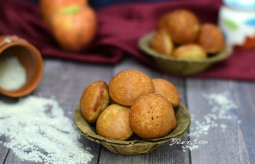 Apple Cinnamon Guliyappa Or Appe Using Gobindobhog Rice - Plattershare - Recipes, food stories and food lovers