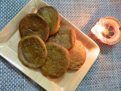 Peanut Sweet Pancake | Shenga Holige - Plattershare - Recipes, food stories and food enthusiasts