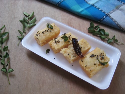 Rice Dhokla - Plattershare - Recipes, Food Stories And Food Enthusiasts
