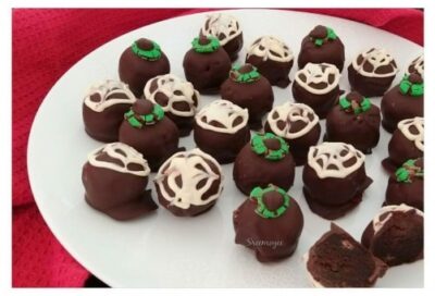 Spooky Spiderweb Brownie Poppers: A Fun & Festive Halloween Treat - Plattershare - Recipes, food stories and food lovers Spooky Spiderweb Brownie Poppers: A Fun & Festive Halloween Treat - Plattershare - Recipes, food stories and food lovers