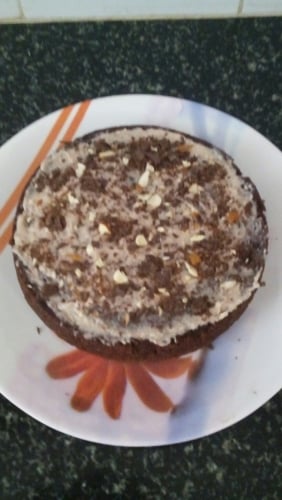 Almonds Oats Choco Cake - Plattershare - Recipes, food stories and food lovers