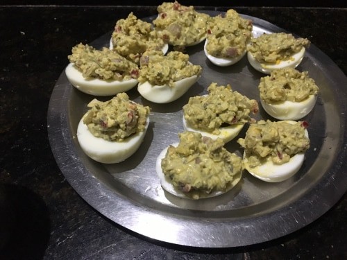 Avocado Mayo Deviled Eggs - Plattershare - Recipes, Food Stories And Food Enthusiasts