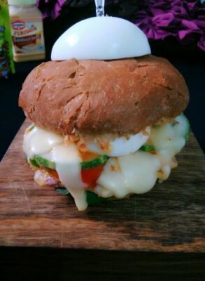 Vegetable Burger - Plattershare - Recipes, Food Stories And Food Enthusiasts