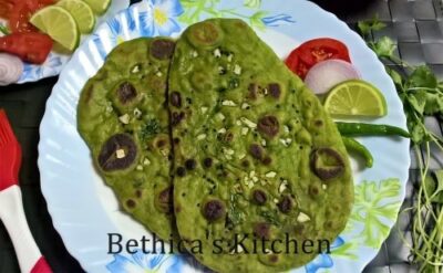 Spinach Roti - Plattershare - Recipes, Food Stories And Food Enthusiasts