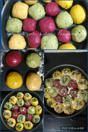 Colourful Wheat Vada Paavs - Plattershare - Recipes, Food Stories And Food Enthusiasts