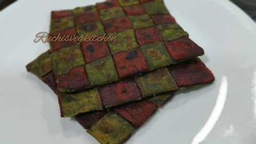 Checker Board Paratha - Plattershare - Recipes, food stories and food enthusiasts