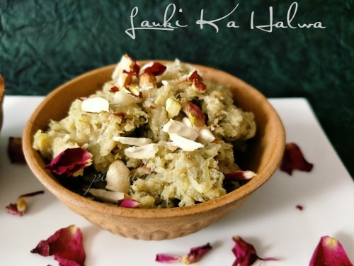 Lauki Ka Halwa / Bottle Gourd Halwa / Kaporkand - Plattershare - Recipes, food stories and food enthusiasts