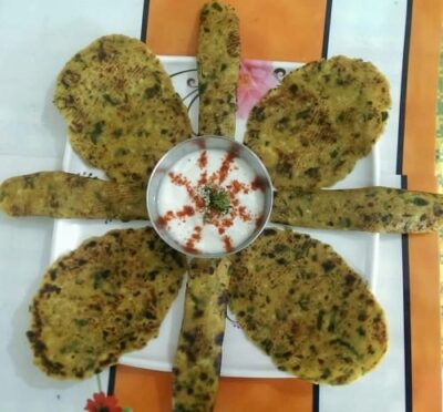 Potato Fenugreek Paratha - Plattershare - Recipes, food stories and food lovers