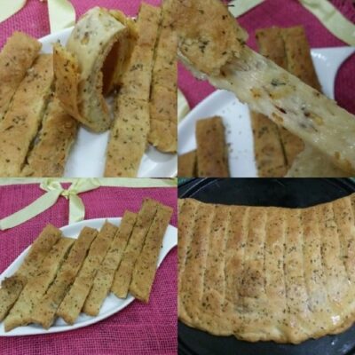 Pull-Apart Garlic Breadsticks with Ooey-Gooey Mozzarella - Plattershare - Recipes, food stories and food lovers Pull-Apart Garlic Breadsticks with Ooey-Gooey Mozzarella - Plattershare - Recipes, food stories and food lovers