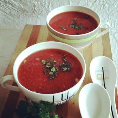 Beetroot Mushroom Soup - Plattershare - Recipes, food stories and food lovers