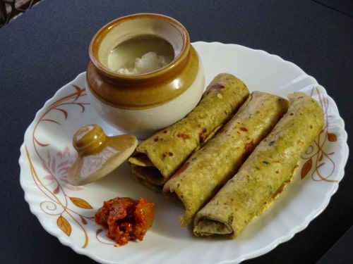 Eggplant Paratha - Plattershare - Recipes, Food Stories And Food Enthusiasts
