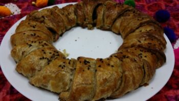 Whole Wheat Puff Pastry Ring - Plattershare - Recipes, food stories and food lovers