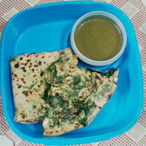 Spinach Roti - Plattershare - Recipes, food stories and food lovers