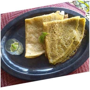 Dill Leaves Crepes Or Shepuche Pole - Plattershare - Recipes, food stories and food enthusiasts