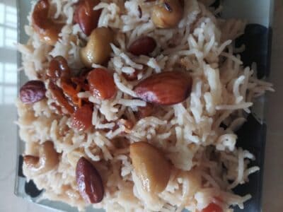 Dryfruits Pulav - Plattershare - Recipes, food stories and food lovers