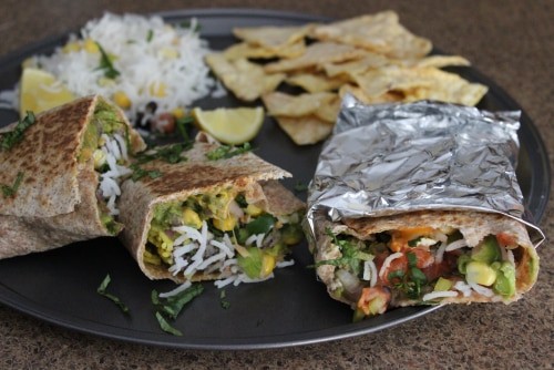 Burrito Boyz Style Veggie Burrito - Plattershare - Recipes, food stories and food lovers