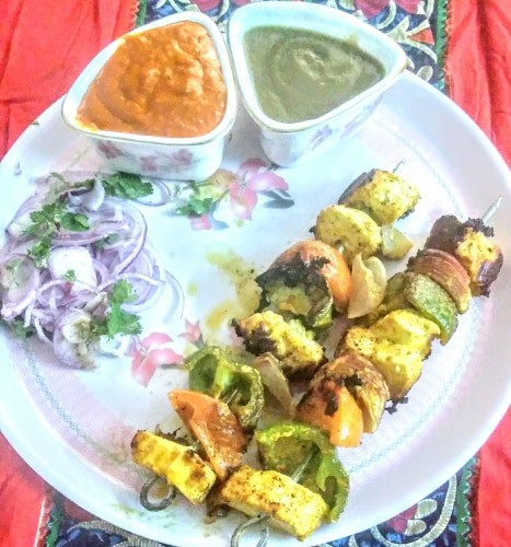 Paneer Tikka - Plattershare - Recipes, food stories and food lovers