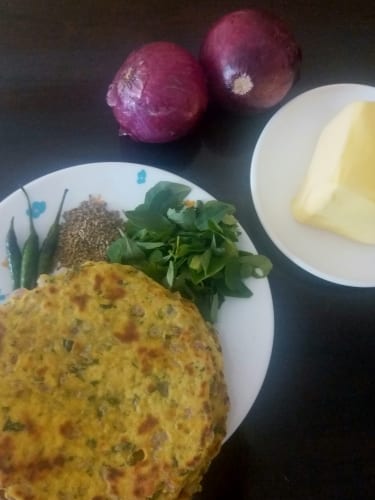 Methi Missi Roti - Plattershare - Recipes, Food Stories And Food Enthusiasts