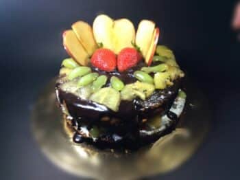 Healthy Custard Cake Loaded With Fruits - Plattershare - Recipes, food stories and food lovers