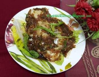 Restaurant Style Steamed Dori Fish With Jaggery And Red Chilli Sauce - Plattershare - Recipes, food stories and food lovers
