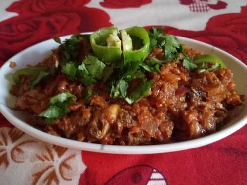 Restaurant Style Punjabi Baingan Bhartha - Plattershare - Recipes, food stories and food lovers