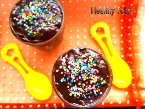 Red Velvet Chocolate Pudding With Jaggery - Plattershare - Recipes, food stories and food lovers