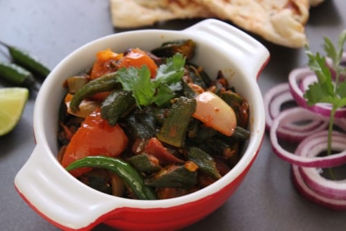 Bhindi Do Pyaaza - Plattershare - Recipes, Food Stories And Food Enthusiasts