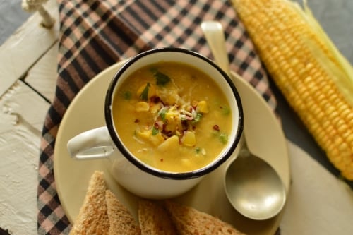 Chilli Corn Chowder - Plattershare - Recipes, food stories and food lovers