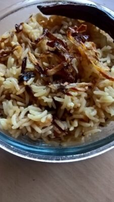 Jeera Onion Rice - Plattershare - Recipes, food stories and food lovers