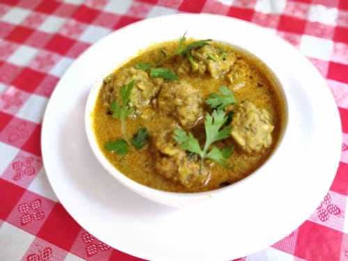 Chettinad Mutton Kheema Balls Kurma - Plattershare - Recipes, Food Stories And Food Enthusiasts