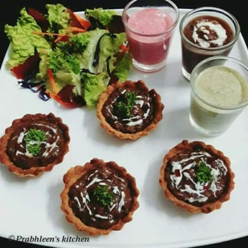 Dal Makhani Tarts - Plattershare - Recipes, Food Stories And Food Enthusiasts