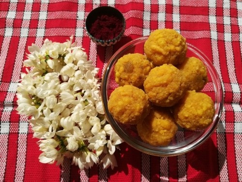 Boondi Ladoo Recipe - Plattershare - Recipes, Food Stories And Food Enthusiasts