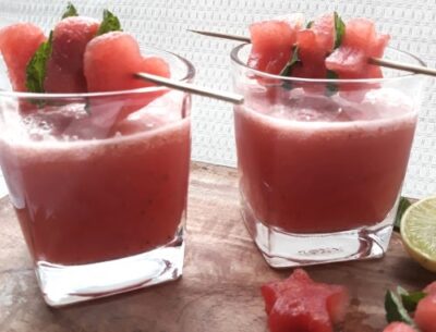 Refreshing Watermelon Mojito Mocktail (Alcohol-Free) - Plattershare - Recipes, food stories and food lovers Refreshing Watermelon Mojito Mocktail (Alcohol-Free) - Plattershare - Recipes, food stories and food lovers
