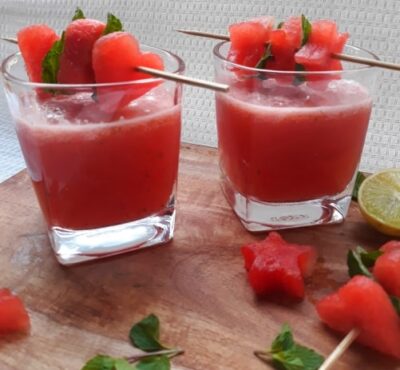 Watermelon Mojito (No Alcohol) - Plattershare - Recipes, food stories and food lovers