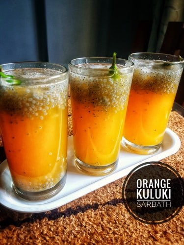 Orange Kulukki Sarbath - Plattershare - Recipes, Food Stories And Food Enthusiasts