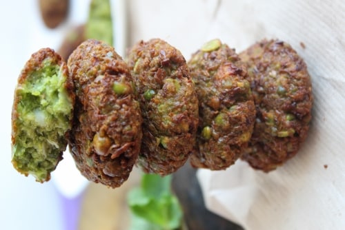 Green Peas Fritters - Plattershare - Recipes, Food Stories And Food Enthusiasts